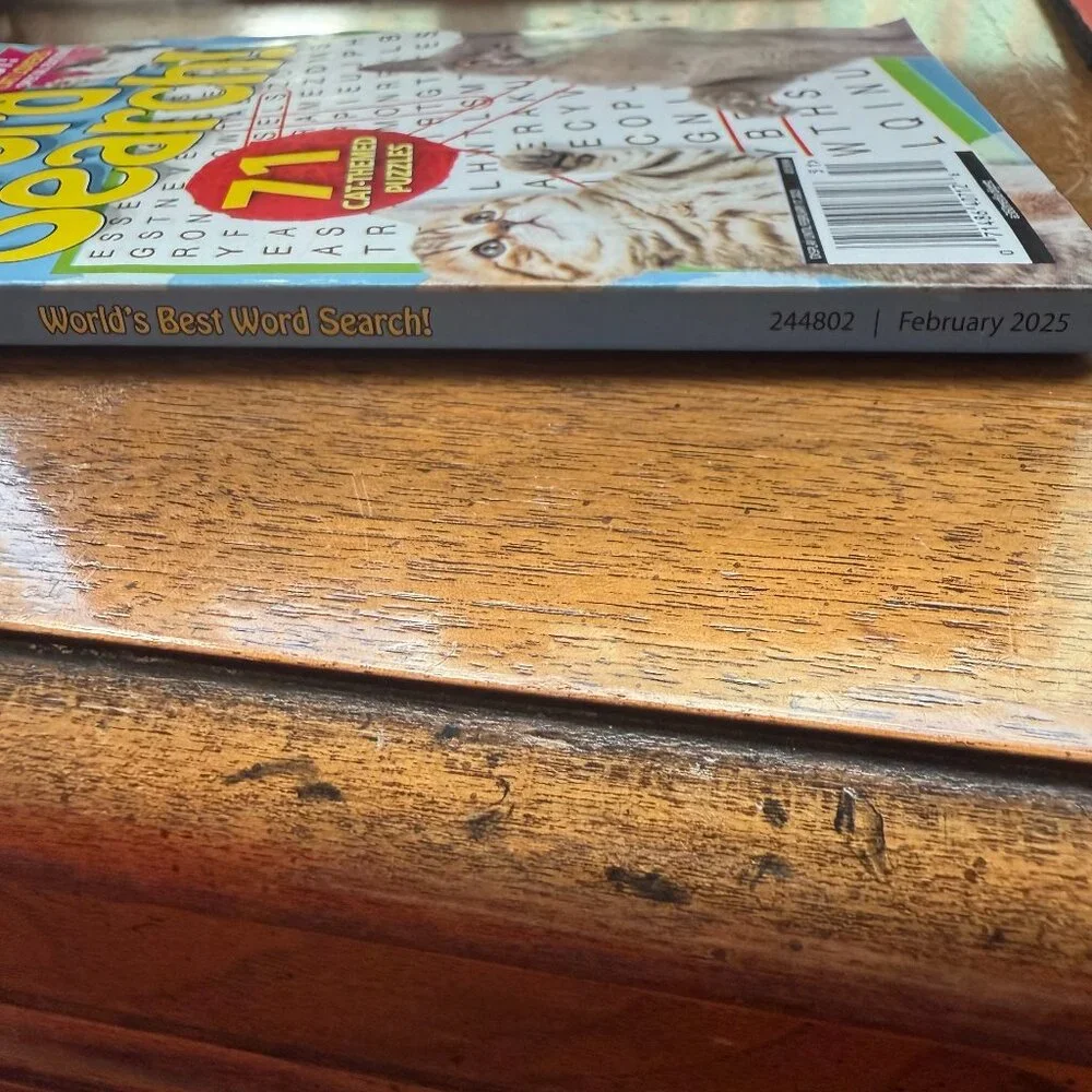Cat Lovers Word Search Booklet